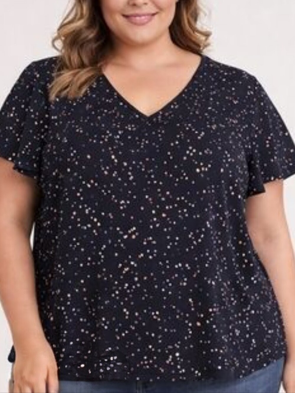 EVRI Multicolor Dot Blouse